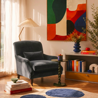 Fauteuil Winston Charcoal