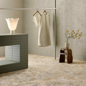 Wildflower rectangular porcelain stoneware