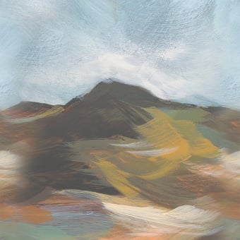 Panorama-Tapete Relief d'Horizon