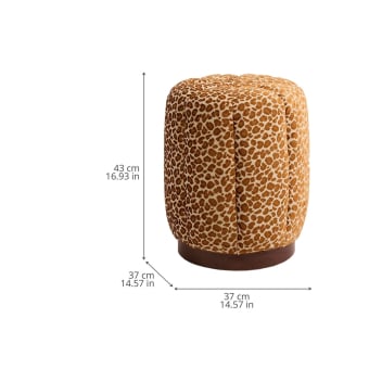 Pouf Le Claudel Tweed
