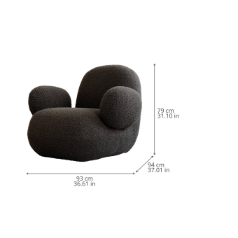 Toe Bouclé Armchair