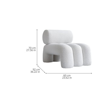 Foku Bouclé Armchair