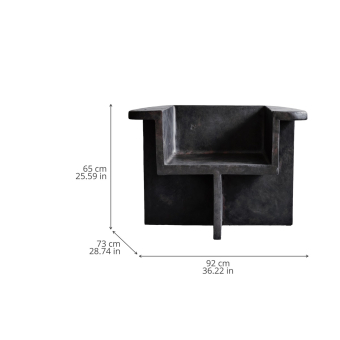 Sessel Brutus Fiber Concrete