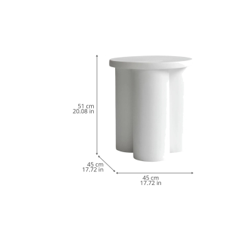 Big Foot Tall Side Table