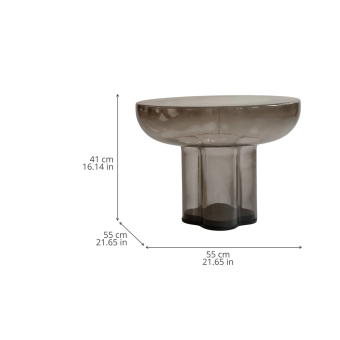 Crown Glass Coffee Table