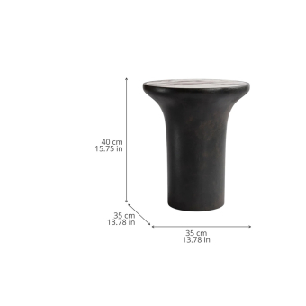 Beistelltisch Trumpet Tall Fiber Concrete