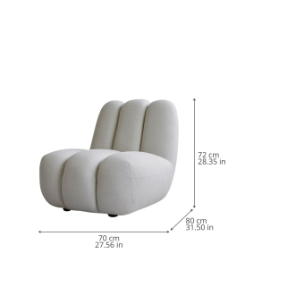 Poltrona Toe Linen
