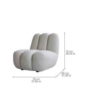 Toe Linen Armchair
