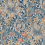Tapete Golden Lily Morris and Co Blue MOW0168-01
