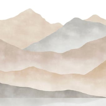 Warm Lake Abstract Panel
