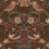Strawberry Wallpaper Morris and Co Wine MOW0171-02