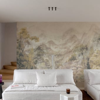 Brume des Cimes Panoramic Wallpaper