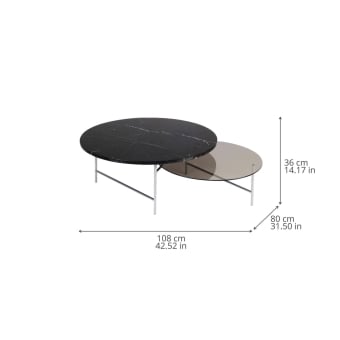 Table basse Zorro marbre