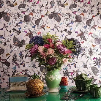 Bird Song Wallpaper Multicolore Osborne and Little