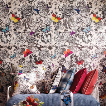 Papel pintado Butterfly Garden