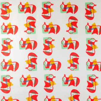 Tissu Multicolored Reclining Figure