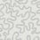 Rainforest Squiggle Panoramic Wallpaper Cole and Son White / Grey on charcoal 130/8029