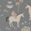 True Unicorns Wallpaper Majvillan Evening blue 116-05