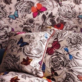 Butterfly Garden Fabric