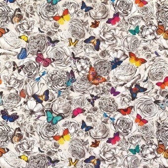 Butterfly Garden Fabric