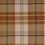 Tissu Scotia Casamance Ocre orange 84100330