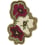 Tapis Petal Layered Olive Plum CSPEOP180270