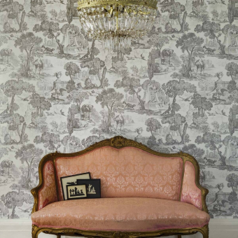 Versailles Wallpaper Brun Cole and Son