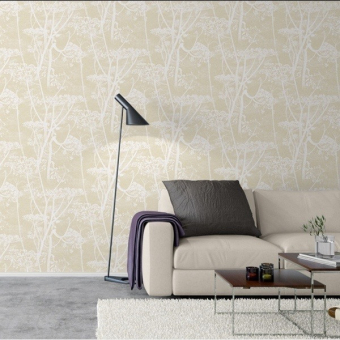 Cow Parsley Wallpaper Noir/Blanc Cole and Son
