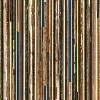 Scrapwood 15 Wallpaper Multicolore NLXL by Arte