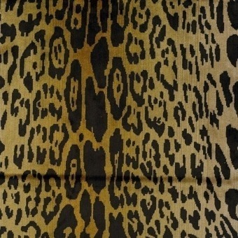 Leopard Velvet Beige Nobilis