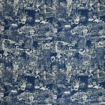 Street Fabric Graphite Jean Paul Gaultier