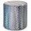 Pouf cylindrique Jarris Missoni Home Bleu 1J4LV00057/150