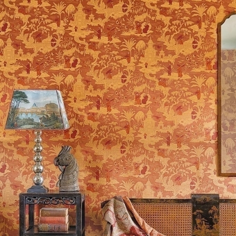Chinese Toile Wallpaper Beige Cole and Son