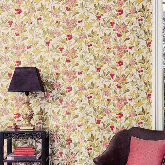 Strawberry Tree Wallpaper Rose Cole and Son