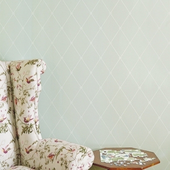 Large Georgian Rope Trellis II Wallpaper Argent Cole and Son