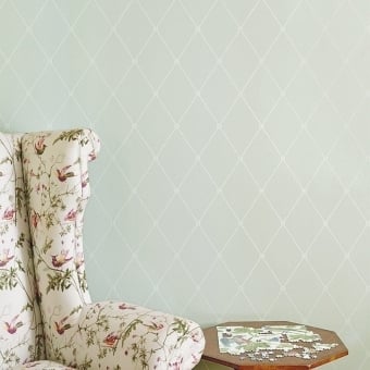 Large Georgian Rope Trellis II Wallpaper