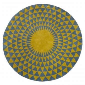 Tapis Concentric Chartreuse