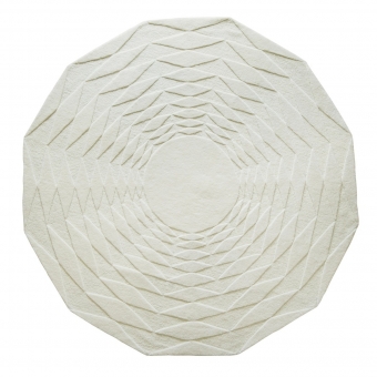 Tappeti Polygon blanc 150 cm Niki Jones