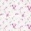 Magnolia Garden Fabric Nina Campbell Fushia NCF4172-01