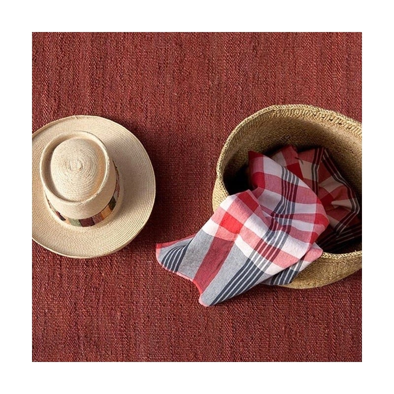 Vegetal Grenat Rugs nanimarquina