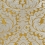 Masques Embroidered Embroidered Fabric Nobilis Bouton d'or 10578.36