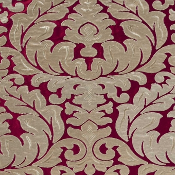 Masques Embroidered Embroidered Fabric Bouton d'or Nobilis