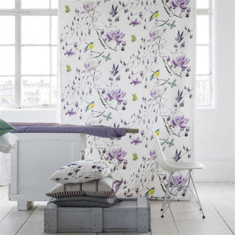 Stoff Madame Butterfly II Acacia Designers Guild