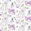 Madame Butterfly II Fabric Designers Guild Amethyst FDG2365/02