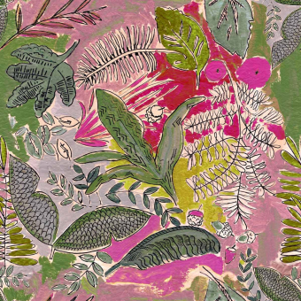 Jungle Fabric Figue Lalie Design