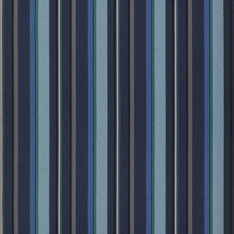 Webbing Stripe Fabric Cobalt Designers Guild
