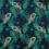 Plumas Fabric Matthew Williamson Bleu/Turquoise F6792-01