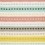 Stripe Dot Fabric Littlephant White/Multi 1105