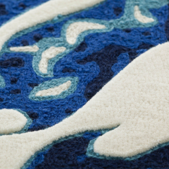 Teppich Blue China rug White Gan Rugs
