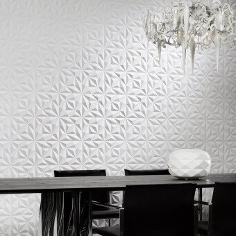 Rosace 2 Wall Wall Covering Blanc Arte